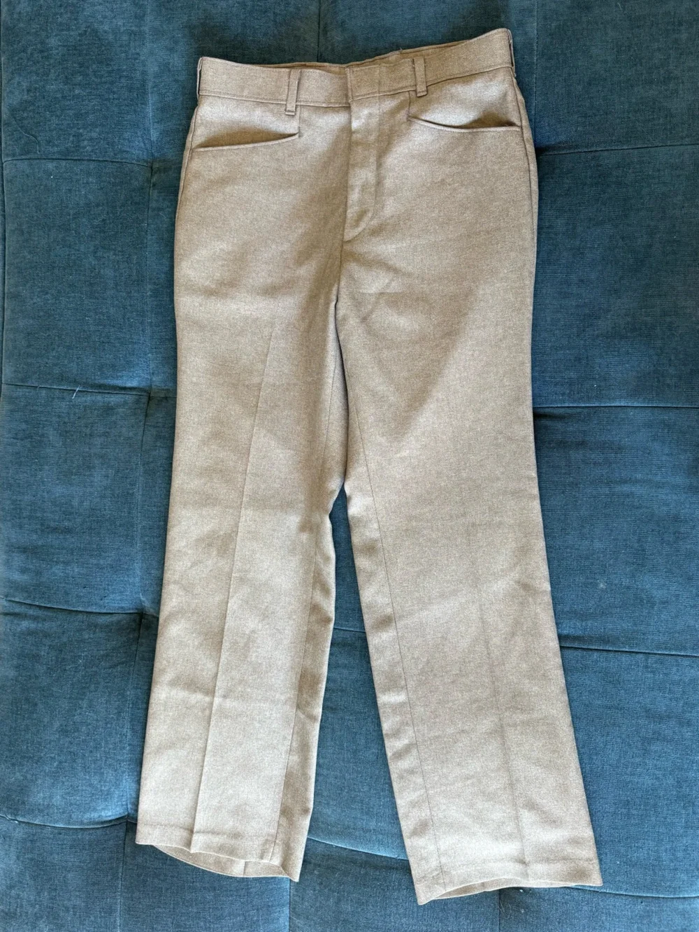 Vintage High Rise Grey Levi’s Action Slacks Straight Leg